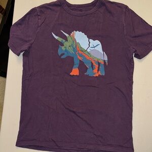 GAP Purple Triceratops Graphic Kids T-Shirt